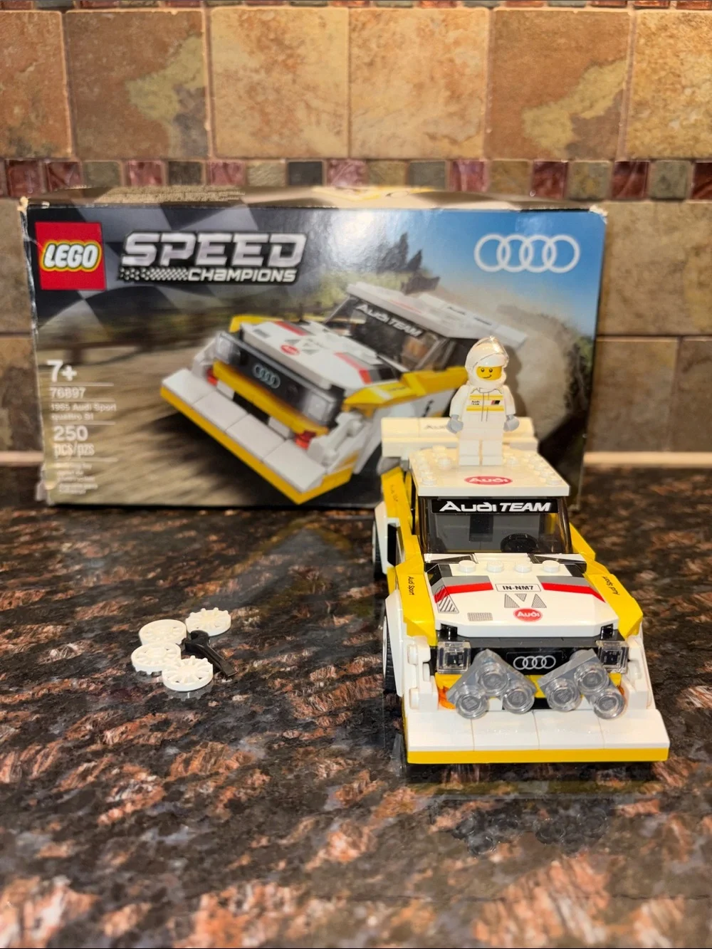 LEGO 1985 Audi Sport Quattro S1 Speed Champions Set #76897 250 Pieces Age 7+